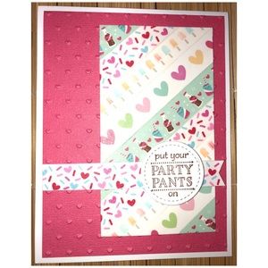 Handmade Party Pants Greeting Card